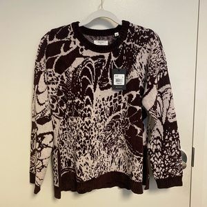 Billy Reid floral crewneck sweater, NWT